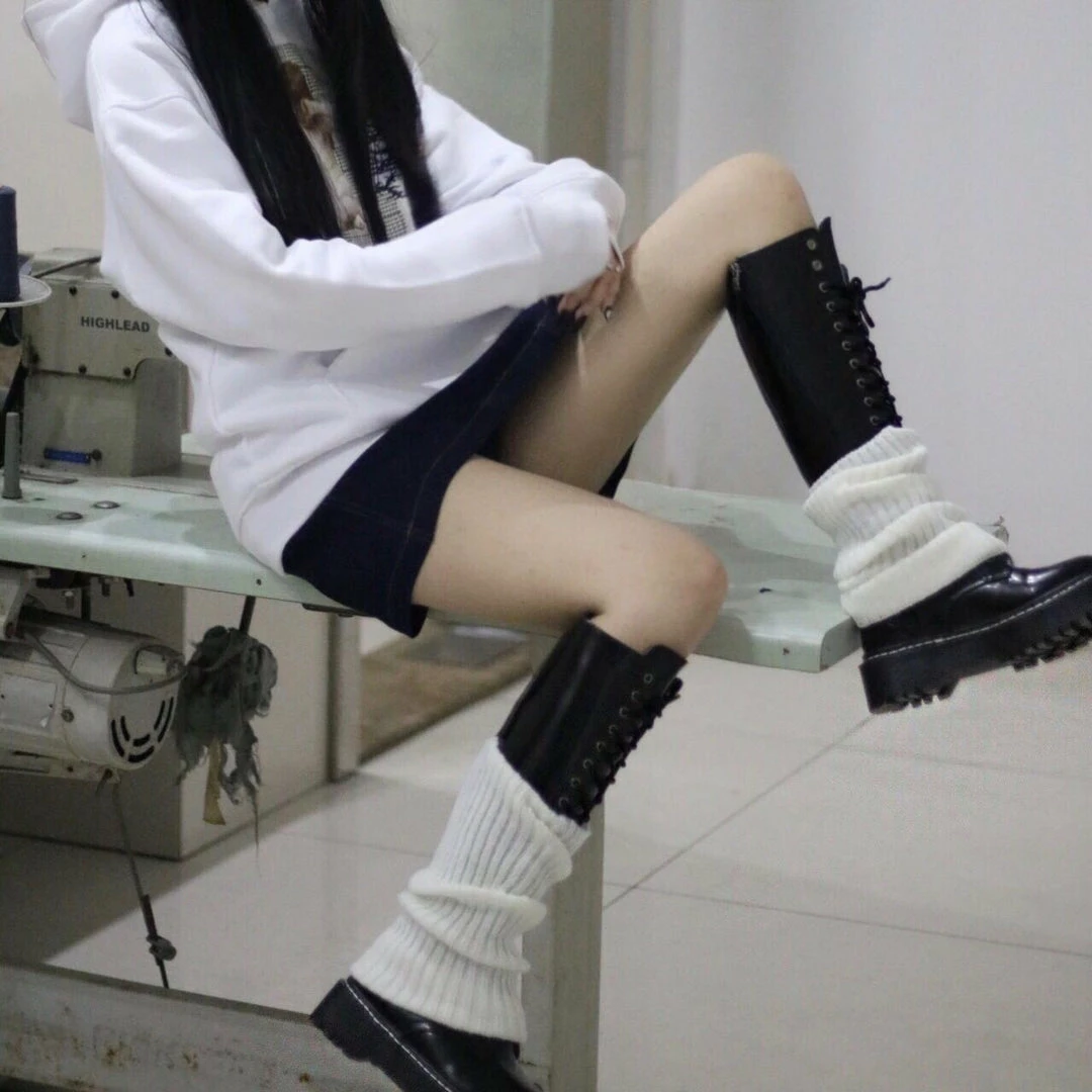 Unzzy HOT SALE Punk Black Boots KF90622 3 Unzzy HOT SALE Punk Black Boots KF90622