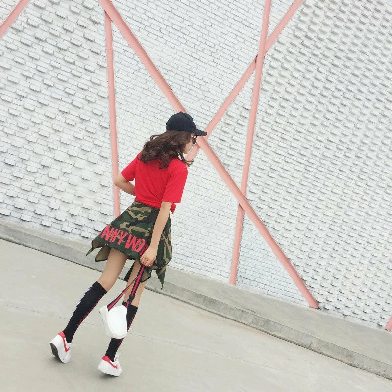 Unzzy HOT SALE Harajuku Irregular Skirt KF90361 5 Unzzy HOT SALE Harajuku Irregular Skirt KF90361