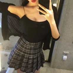 Unzzy Sweet Tall Waist Skirt KF26003 HOT SALE