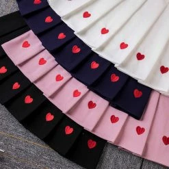 Unzzy High Waist Pleated Skirt KF24065