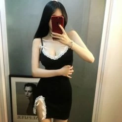 Unzzy Sexy Lacet Short Skirts KF80045