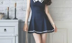 Unzzy HOT SALE V-NECK DRESS KF26009 9 Unzzy HOT SALE V-NECK DRESS KF26009