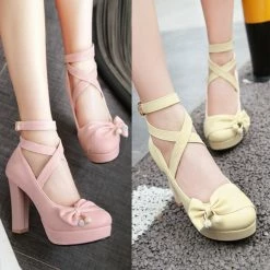 Unzzy HOT SALE Cute Bow Shoes KF90075