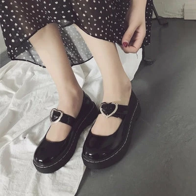 Unzzy Retro Black Leather Shoes KF25072 HOT SALE 2 Unzzy Retro Black Leather Shoes KF25072 HOT SALE