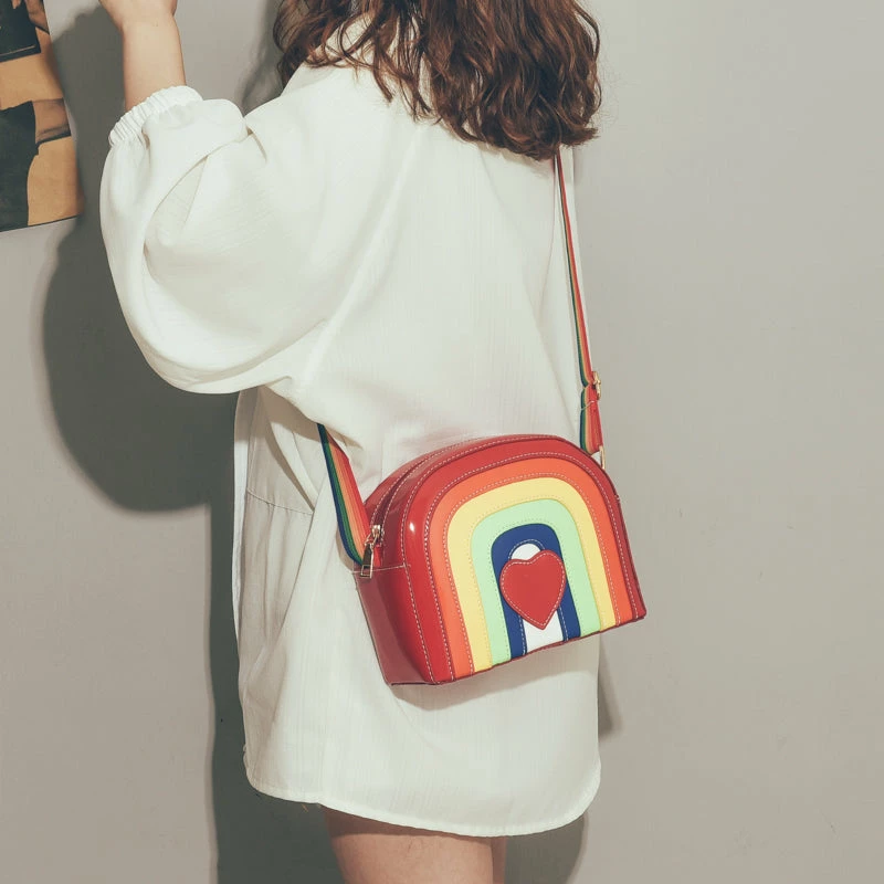Unzzy Rainbow Diagonal Bag KF90556 HOT SALE 9 Unzzy Rainbow Diagonal Bag KF90556 HOT SALE