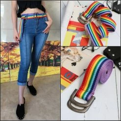 Unzzy HOT SALE Rainbow Candy Belt KF2378