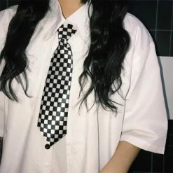 Unzzy HOT SALE Harajuku Retro Tie KF2238