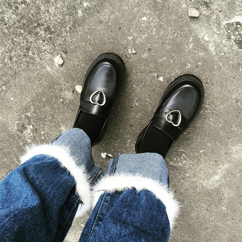 Unzzy Black Harajuku Shoes KF2397 7 Unzzy Black Harajuku Shoes KF2397