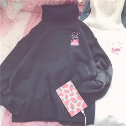 Unzzy HOT SALE Embroidered Knit Sweater KF24045