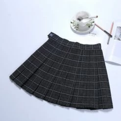 Unzzy Pleated High Waist Skirt KF24059 HOT SALE