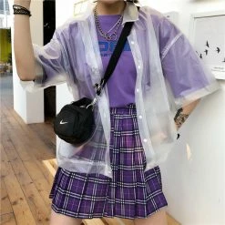 Unzzy HOT SALE Unisex Transparent Shirt KF90175