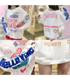 Unzzy HOT SALE Vendor Time Loos Sleeve Long Sweatshirt KF2286 23 Unzzy HOT SALE Vendor Time Loos Sleeve Long Sweatshirt KF2286