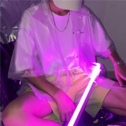 Unzzy HOT SALE Unisex Transparent Shirt KF90175