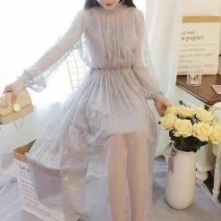 Unzzy HOT SALE Chic Starry Sky Dress KF81245