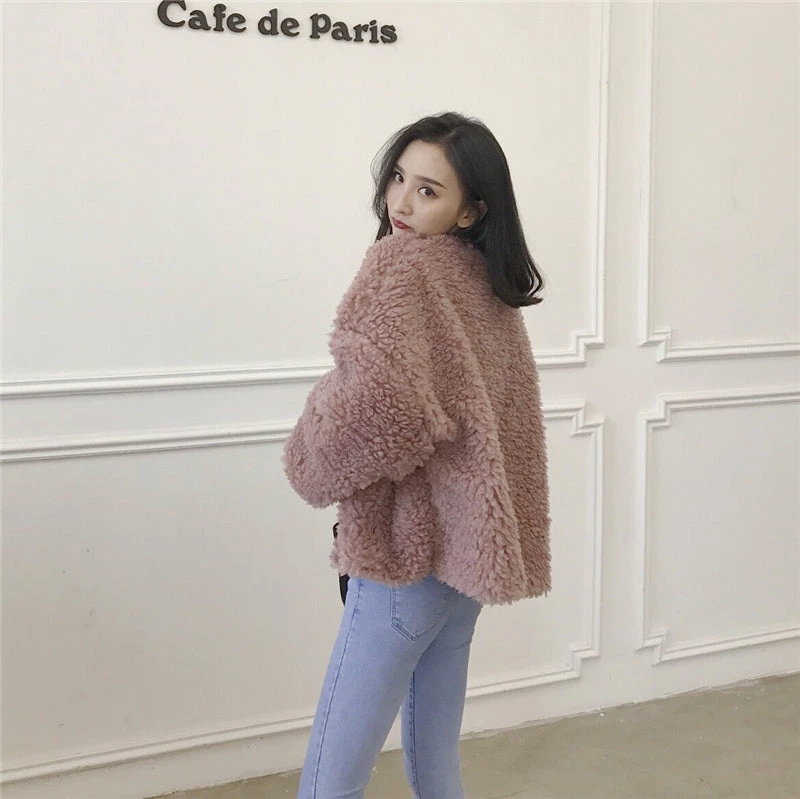 Unzzy Chic Lamb Hair Coat KF21703 HOT SALE 10 Unzzy Chic Lamb Hair Coat KF21703 HOT SALE