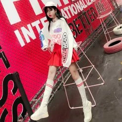 Unzzy HOT SALE Vendor Time Loos Sleeve Long Sweatshirt KF2286 24 Unzzy HOT SALE Vendor Time Loos Sleeve Long Sweatshirt KF2286