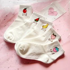 Unzzy Cute Fruit Socks (5 Pairs) KF2264