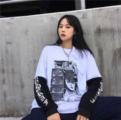 Unzzy Comic Long Sleeve T-shirt KF80034 HOT SALE 20 Unzzy Comic Long Sleeve T-shirt KF80034 HOT SALE