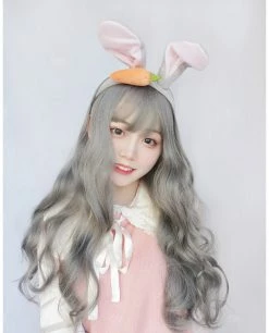 Unzzy HOT SALE Cute Wave Long Roll Wig KF80054
