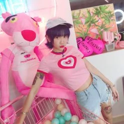 Unzzy Pink Love T-shirt KF90192