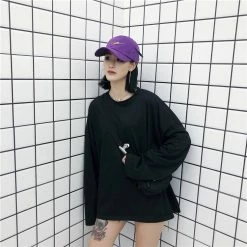 Unzzy Harajuku Casual Long Sleeve Sweatershirt KF7008 HOT SALE