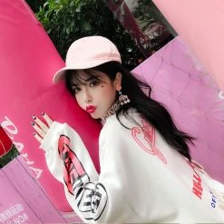 Unzzy HOT SALE Vendor Time Loos Sleeve Long Sweatshirt KF2286 22 Unzzy HOT SALE Vendor Time Loos Sleeve Long Sweatshirt KF2286