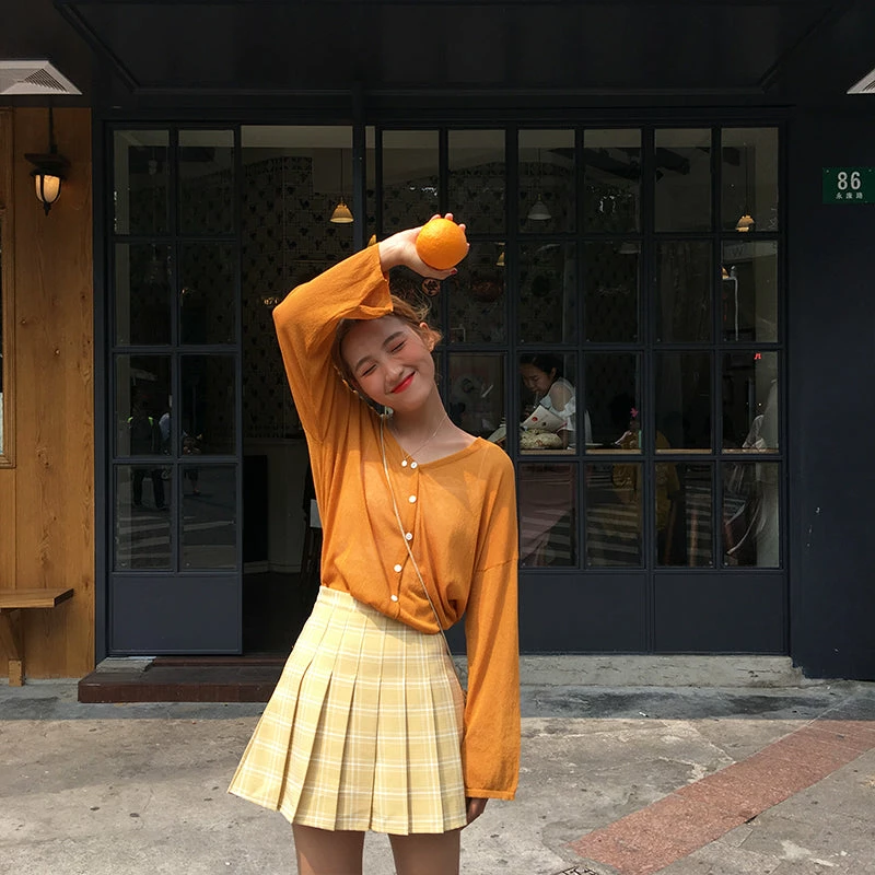 Unzzy HOT SALE High Waist Pleated Skirt KF24054 5 Unzzy HOT SALE High Waist Pleated Skirt KF24054