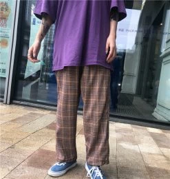 Unzzy Unisex Plaid Pants KF9102 HOT SALE