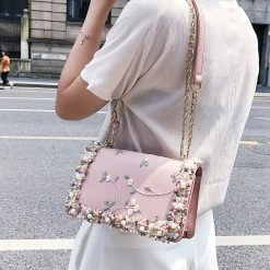 Unzzy Fashion Flower Crossbody Bag Shoulder Bag KF30266