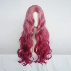 Unzzy Pink Gradient Big Wave Wig KF24088