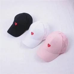 Unzzy Heart-shaped Baseball Cap KF50016