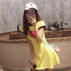 Unzzy Pastel Love Dress KF90786