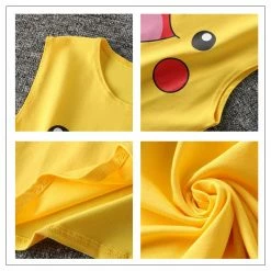 Unzzy Pikachu Cartoon Vest KF90243 HOT SALE