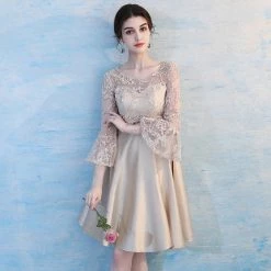 Unzzy Lace Elegant Gown Dress KF80083 HOT SALE