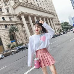 Unzzy Love Top + Plaid Skirt KF90124