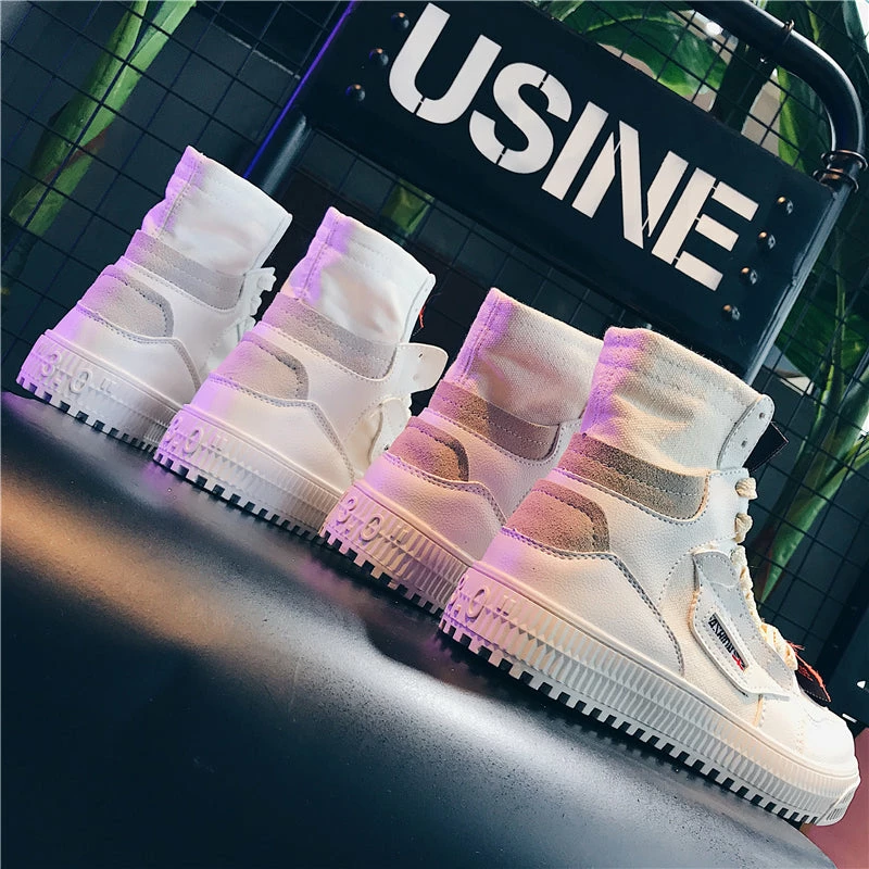 Unzzy Ulzzang Harajuku High-top Shoes KF30301 2 Unzzy Ulzzang Harajuku High-top Shoes KF30301