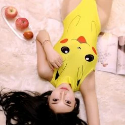 Unzzy Pikachu Anime Swimsuit KF90301 HOT SALE