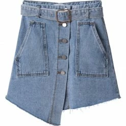 Unzzy HOT SALE Chic Denim Skirt KF90350
