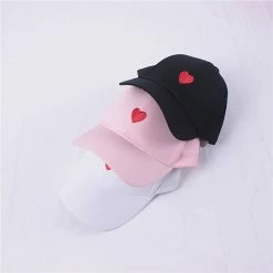 Unzzy Heart-shaped Baseball Cap KF50016