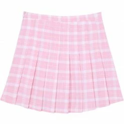 Unzzy Plaid Pleated Skirt KF90387 HOT SALE