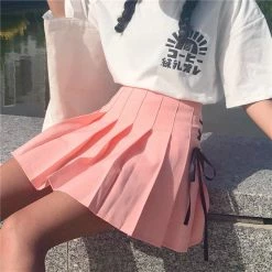 Unzzy HOT SALE Chick Pleated Skirt KF90089