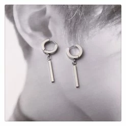 Unzzy Hip-hop Simple Earrings KF30357