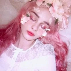 Unzzy Pink Gradient Big Wave Wig KF24088