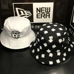 Unzzy Cat Head Black And White Hat KF90546 HOT SALE