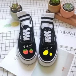 Unzzy HOT SALE Fruit Canvas Shoes KF25070