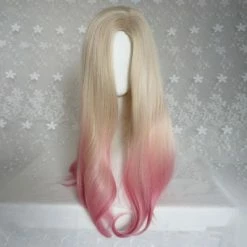 Unzzy HOT SALE Pink Gradient Big Wave Wig KF24089 15 Unzzy HOT SALE Pink Gradient Big Wave Wig KF24089