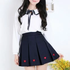 Kfashionstyles HOT SALE Heart Border Skirt KF40070