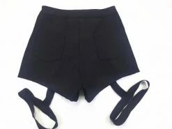 Unzzy Black Punk Skirt KF25059 HOT SALE 7 Unzzy Black Punk Skirt KF25059 HOT SALE