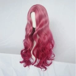 Unzzy Pink Gradient Big Wave Wig KF24088
