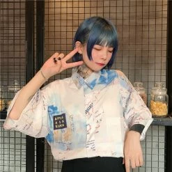 Unzzy HOT SALE Vintage Nautical Illustration Printed Short Sleeve T-shirt KF2362 14 Unzzy HOT SALE Vintage Nautical Illustration Printed Short Sleeve T-shirt KF2362